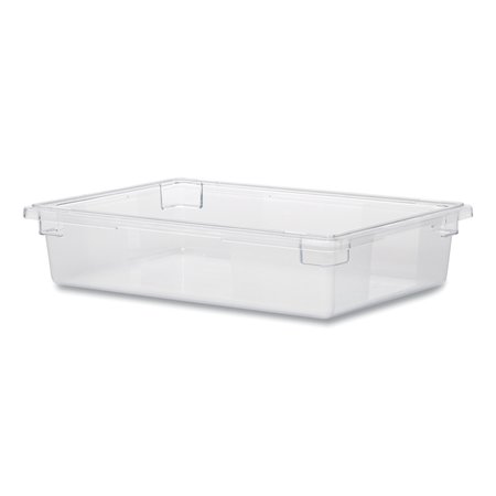 Rubbermaid Commercial Food/Tote Boxes, 8 1/2gal, 26w x 18d x 6h, Clear FG330800CLR